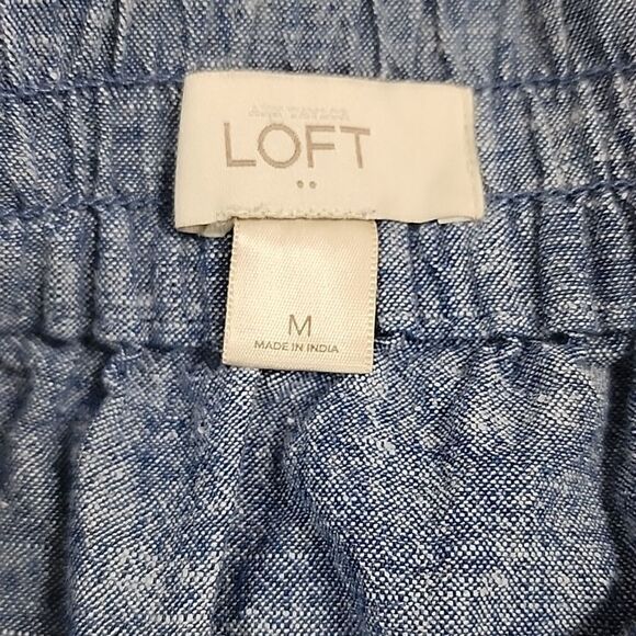 Linen Blend Skirt Loft Size M - Picture 3 of 5